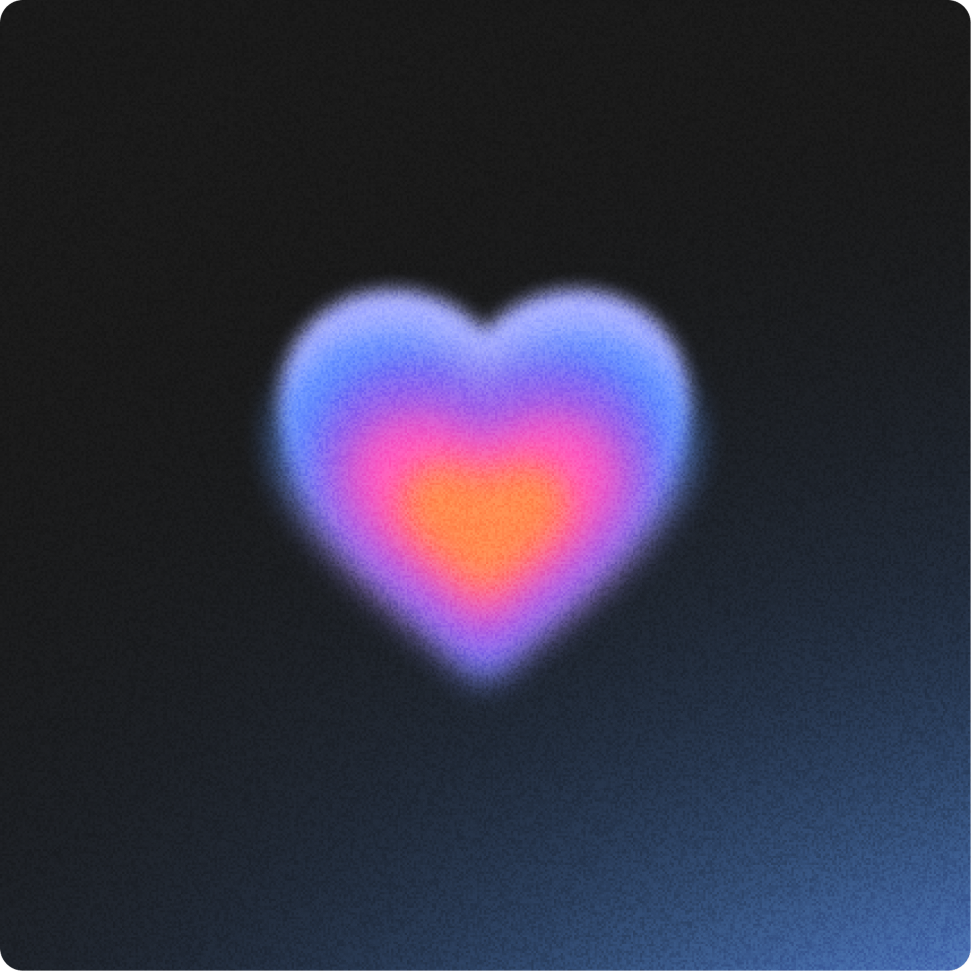 Official Lovable student page visual showing a glowing heart mark on a dark field