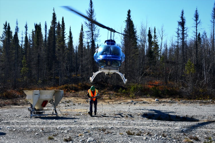 Aerial planting is designed for remote terrain.