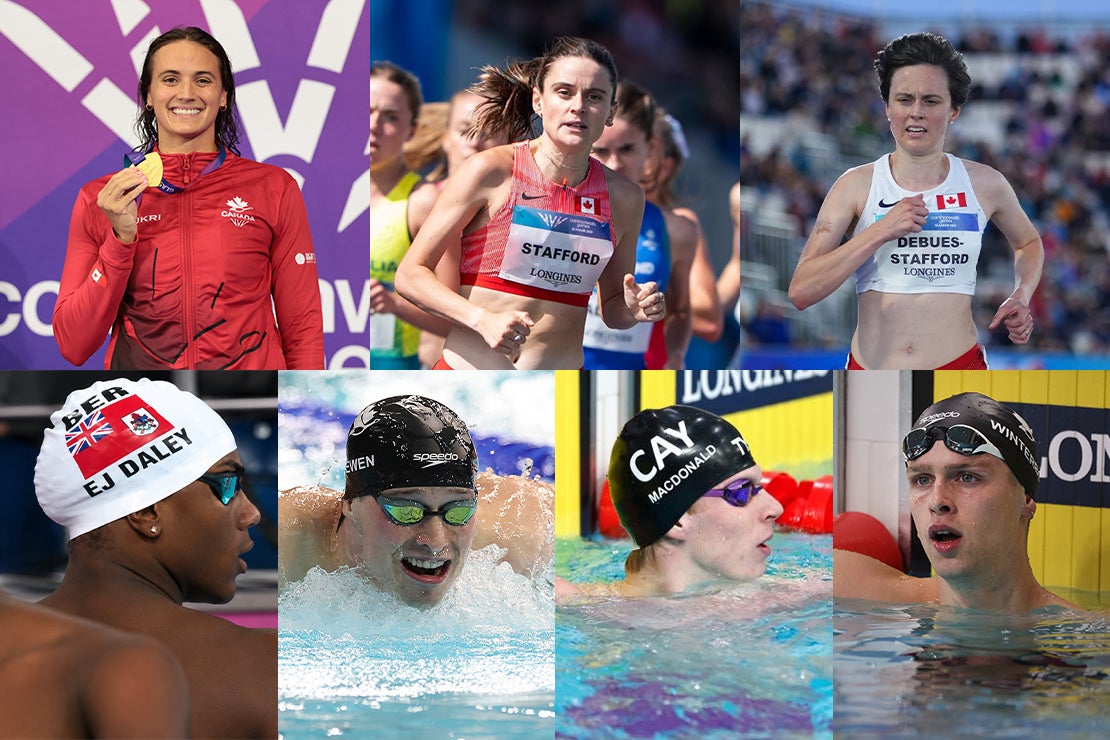 U of T athletes and alumni at the Commonwealth Games.