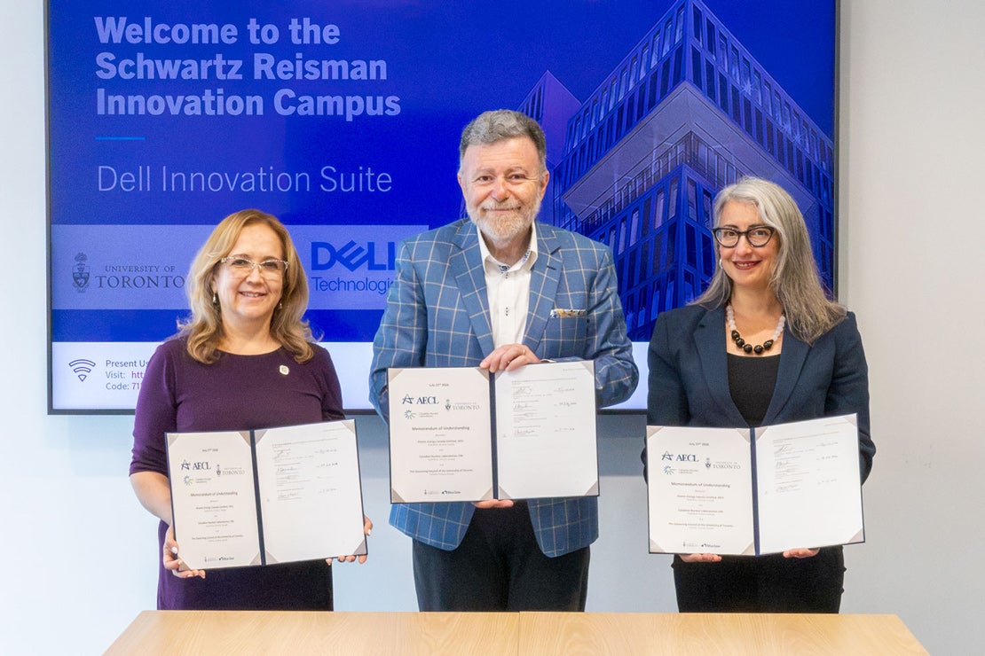 A new academic partnership connects U of T researchers with Canadian Nuclear Laboratories.