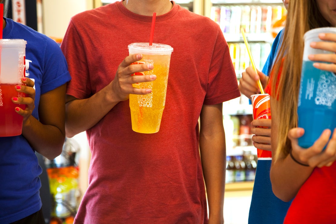 Research follows the long health effects of sugary beverages consumed in childhood.