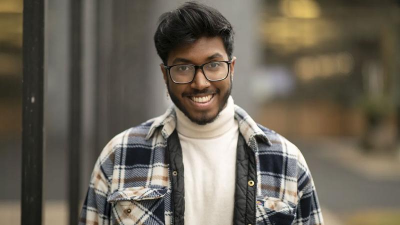 Benji Jacob, UTM's 2026 valedictorian and founder of the Studio X art collective.