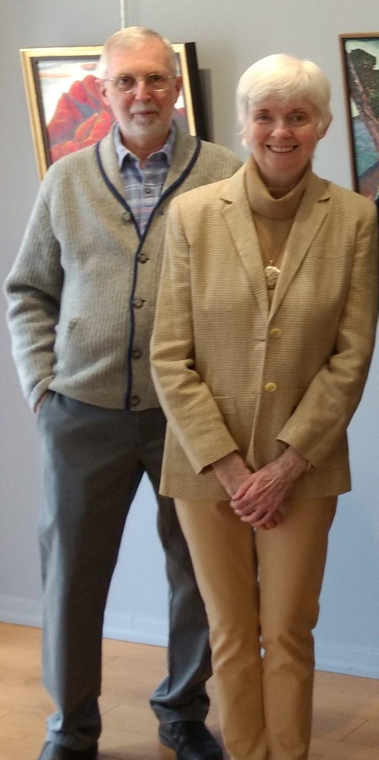 John and Elizabeth Warrener together in 2019.