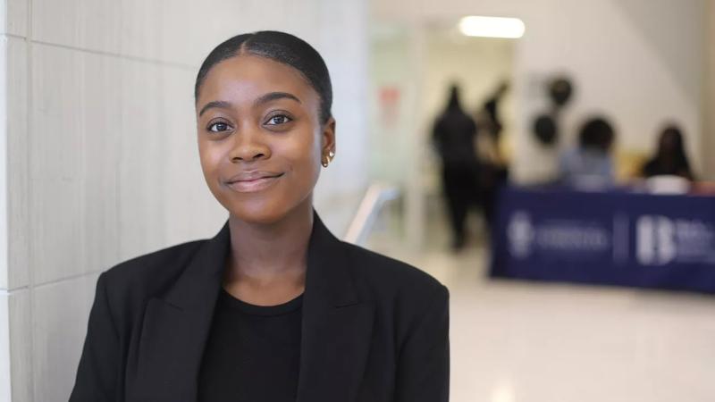 Sidoné Grange, UTM biology graduate and former Black Students' Association co-president.