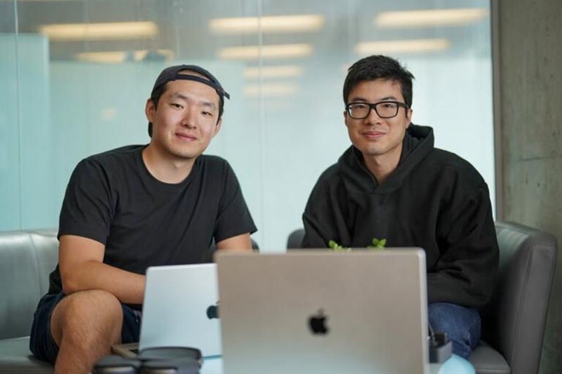Syncere founders Aaron Tan, left, and Angus Fung.