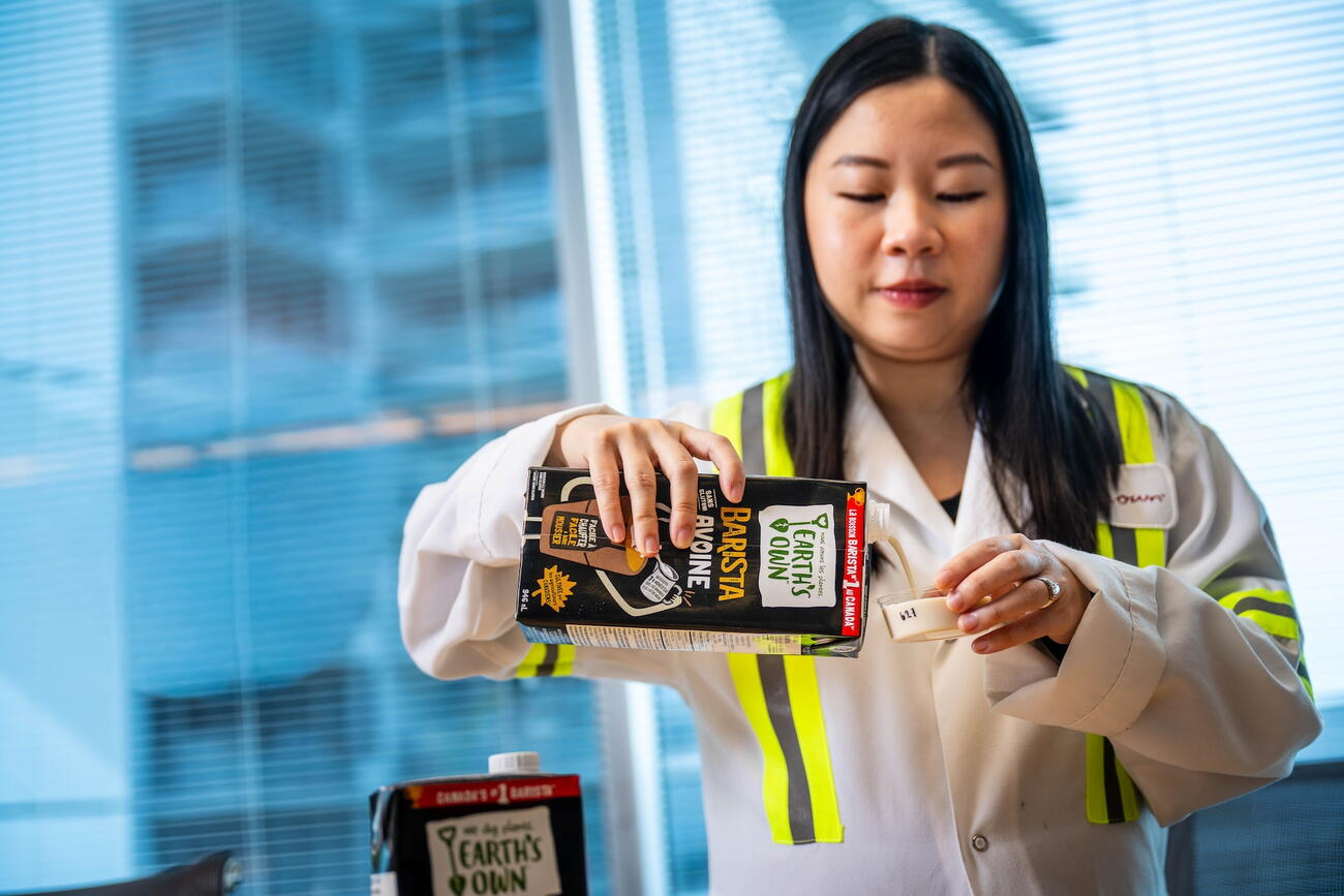 UBC food-science research meeting the everyday test of a latte.