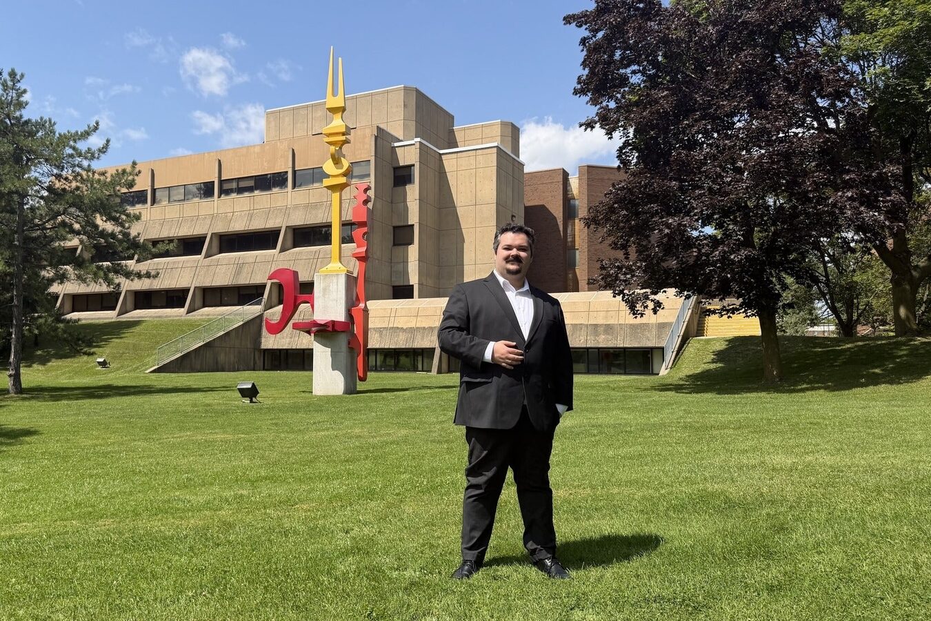 Jacob Oliveira on Waterloo’s campus.
