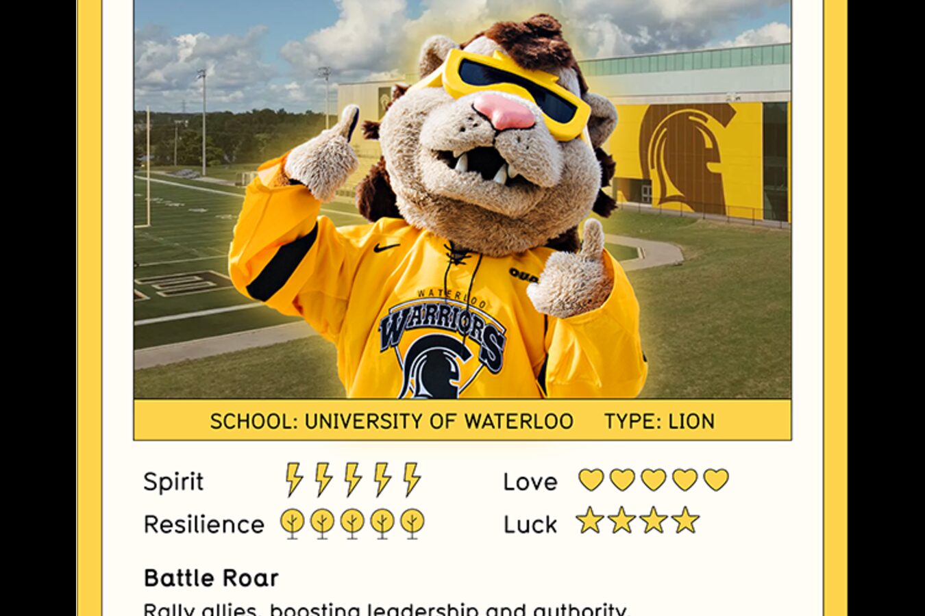Meet the mascots at the University of Waterloo